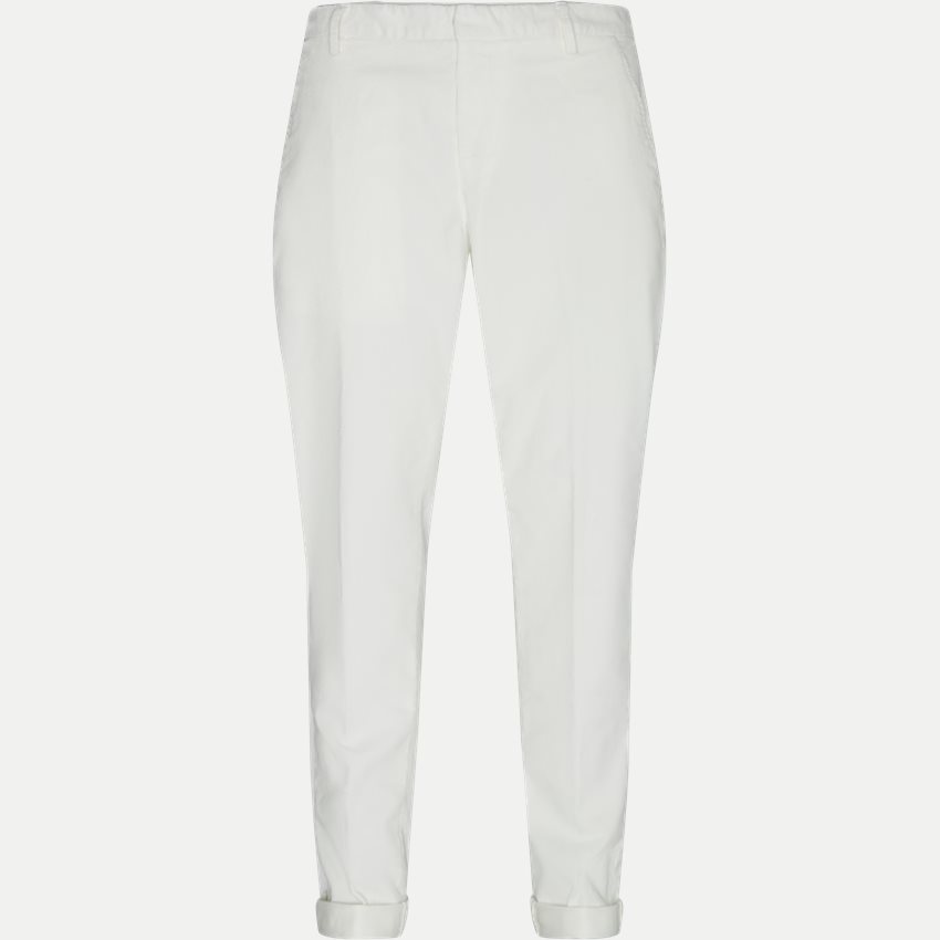 Dondup Trousers UP235 VS0012 PTD OFF WHITE